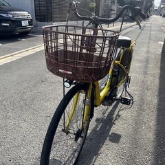 YAMAHA PAS raffini イエロー 電動アシスト自転車 シティタイプの画像