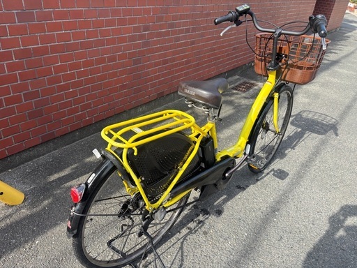 YAMAHA PAS raffini イエロー 電動アシスト自転車 シティタイプ (くま