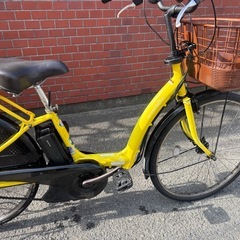 YAMAHA PAS raffini イエロー 電動アシスト自転車 シティタイプの画像