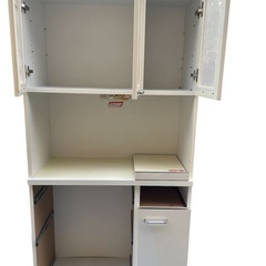 🌟キッチン収納　食器棚　ホワイト🌟の画像