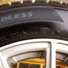 ブリジストン　ブリザックVR-2　155/65R14  アルミ4本セットの画像