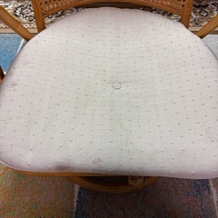 ラタン回転座椅子ロータイプBRの画像