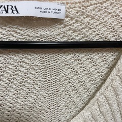 ZARA ケーブルニットカーディガンの画像