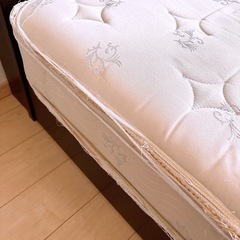 【問い合わせ多いのでまもなく締め切ります】ダブルベッド　ワイドダブル　の画像