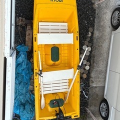 RYOBI ボート3人乗り　釣船ハンドエレキ付きの画像