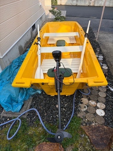 RYOBI ボート3人乗り　釣船ハンドエレキ付き