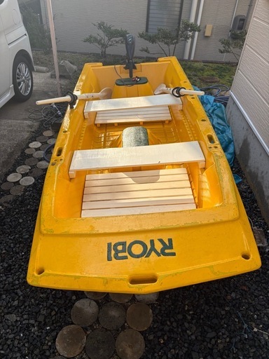 RYOBI ボート3人乗り　釣船ハンドエレキ付き 3人乗りボートのご予約 – 見晴茶屋 予約サイト