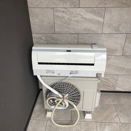 激安　2.2kw　6畳　お掃除機能付き　エアコン　日立 白くまくん ルームエアコン RAS-WM22GE5