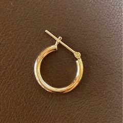 K18 フープピアスの画像