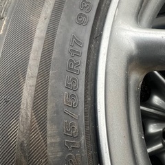 タイヤホイール4本セット　215/55R17の画像