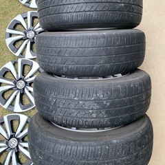 プリウス phv純正ホイール夏タイヤ付き195/65r15の画像