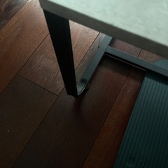 コンクリ風　ローテーブル　グレーの画像