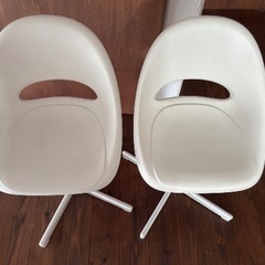 IKEA イケア　子ども　学習　椅子　２つセット　IKEA LOBERGET ローベルゲットSIBBEN スィッベン　デスクチェアの画像