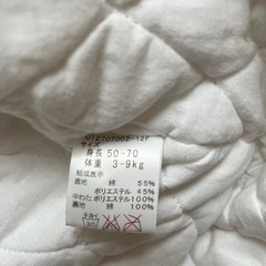 ロンパースアウター、おくるみの画像