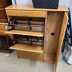 【リサイクルショップどりーむ荒田店】No.4868　シューズラック　靴棚　大き目で便利♪　の画像