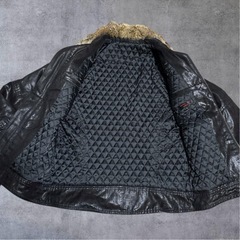 ライダースジャケット Mキルティングの画像