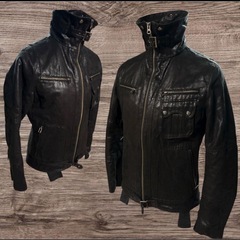 ライダースジャケット Mキルティングの画像