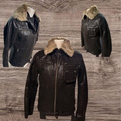 ライダースジャケット Mキルティングの画像