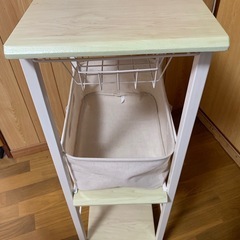 ★キッチンで使ってた棚★キャスター付きの画像