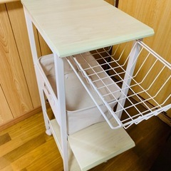 ★キッチンで使ってた棚★キャスター付きの画像