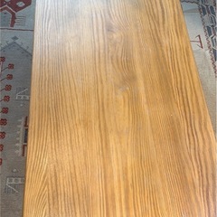 天然木 ×アイアン　ヴィンテージ風センターテーブルの画像