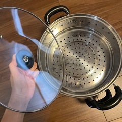 蒸し鍋の画像