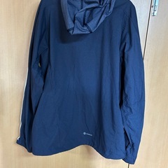 adidas フルジップ ネイビー ジャケット　Lの画像