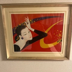 鶴田一郎美人の画の画像