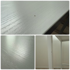 アイリスプラザ パソコンデスク デスク オフィス 机 PCデスク テレワーク ホワイト 幅120㎝ PCDES-120の画像