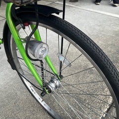【大人用】整備済中古自転車 サイモト27型ダカラットモダ 緑色 <自転車のオオムラ 静岡店>の画像