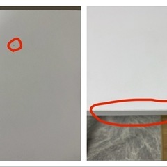 シンプルデザイン　パソコンデスクの画像