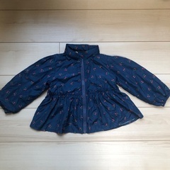 薄手アウター♪さくらんぼ柄/サイズ100の画像