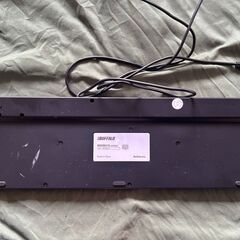 BUFFALO　バッファロー　USB接続　有線　スタイリッシュキーボード　ブラック　BSKBU15BKの画像