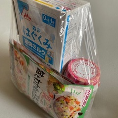 ベビーミルク離乳食の画像