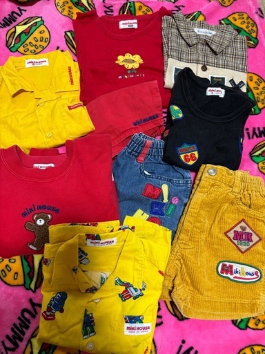 レトロ子供服 まとめ売り 80〜100くらい (子供用品断捨離中) 薬園台の