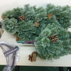 ※取引中/売約済***********　未使用/新品　訳あり特価　クリスマスツリー 150cm RENEW Liv Norr 石目調 ポット付き 松ぼっくり付き リアル ヌードツリー 組立簡単 北欧風 Christmas treeの画像