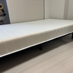 0円 マットレス付きシングルベッドの画像