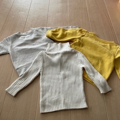 子供服　トレーナー　セーター　3枚セット80センチの画像