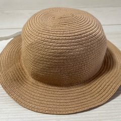 子ども 帽子(夏用、麦わら帽子風)の画像