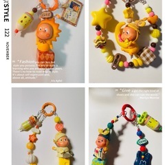 て作りストラップ、キーホルダーの画像