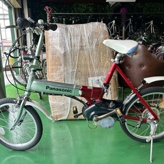 No.561 パナソニックオフタイム BE-EHW07外装7段変速 折りたたみ電動アシスト自転車整備済みの画像