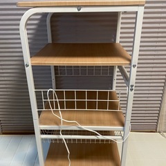 レンジ台　食器棚　レンジラックの画像