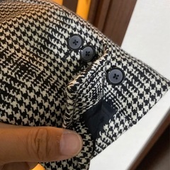 現行型　TAGLIATORE タリアトーレ  チェスターコート  純正ラペルピン付☆ ハウンドトゥース　¥168,000-品の画像