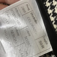 現行型　TAGLIATORE タリアトーレ  チェスターコート  純正ラペルピン付☆ ハウンドトゥース　¥168,000-品の画像