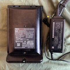 NEC　無線LANルーター　PA-WG1900HP2　ブラック　スタンド無の画像