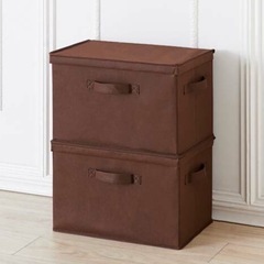 フタ付き収納ボックス3個、差し上げますの画像