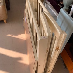 美原店　KATOJI ミニベッド 折りたたみⅡ（プチバニラ）　ベビーベッドの画像