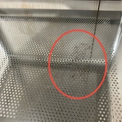 J644⭐️キャスター付きスチールラックの画像