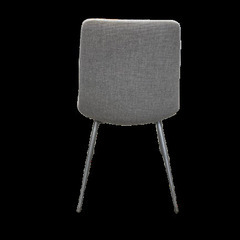 相合家具　ファブリックチェア　ライトグレー（在庫４）の画像