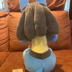 【ポケットモンスター　もぐもぐタイム 　めちゃでかルカリオぬいぐるみの画像